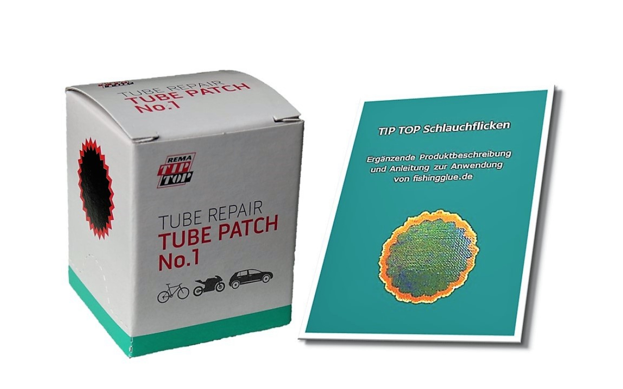 30 Tube Patches No.1 (Ø 35 mm) Red Edge